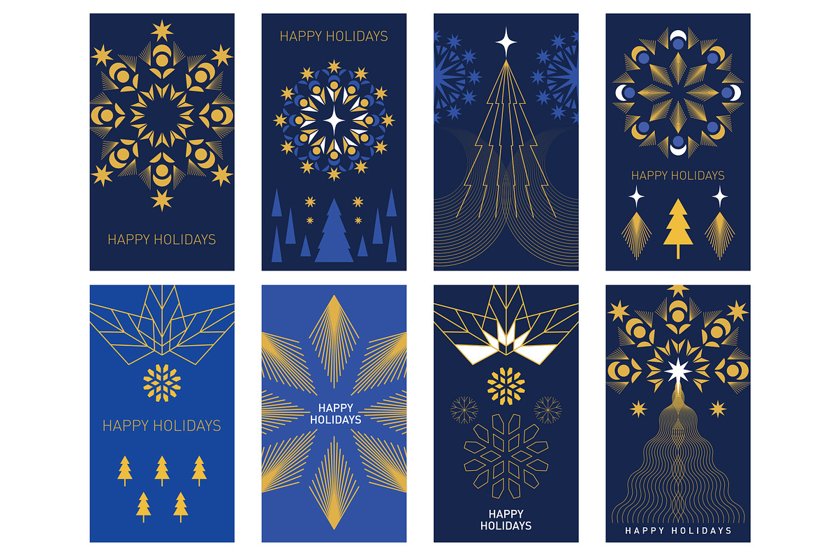 Christmas Cards & Patterns, a Seasonal Illustration by lenlis (Photo 8 of 12)