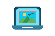 Laptop Flat Icon, an Icon by Pexelpy (Thumbnail 1 of 2)