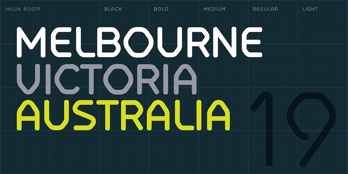 Hilux, a Sans Serif Font by HeadFirst (Photo 4 of 13)