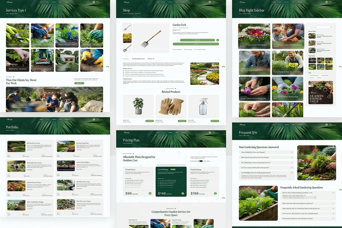 Horti - Gardening Wordpress Theme, a WordPress Template by ThemesRain (Photo 2 of 3)