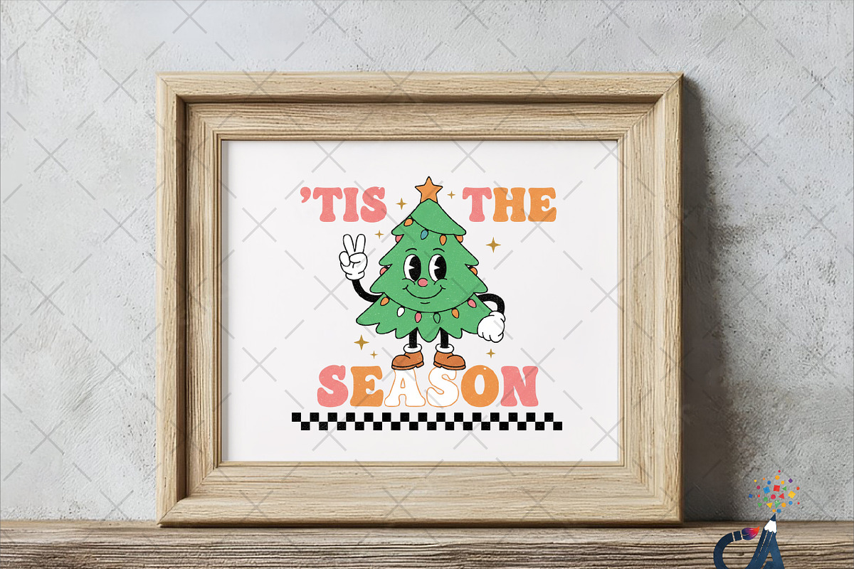 Tis The Season Christmas Tree PNG, an Illustration by Creative Art (Photo 3 of 6)