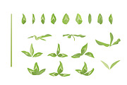 Vector object brushes. Clover, a Brush Add-On by Peolla (Thumbnail 4 of 14)