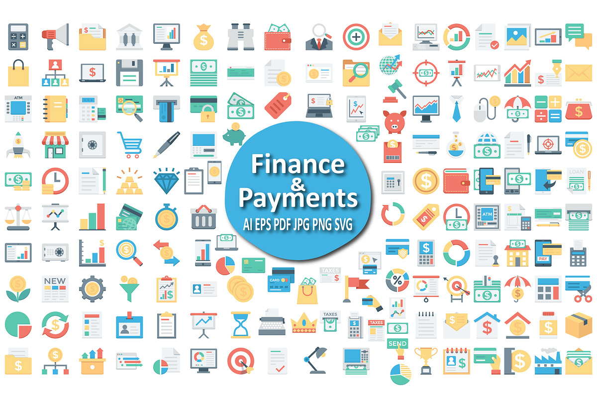 Finance and Payment Icon Set., an Icon by Vector Portal (Photo 1 of 6)