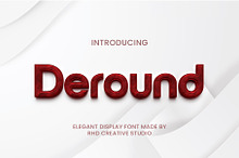 Deround Elegant Display Font