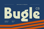 CS Bugle – Retro Font, a Sans Serif Font by Craft Supply Co. (Thumbnail 1 of 8)
