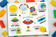 Valentine Sayings, Space, SVG, an Illustration by MyClipArtStore (Thumbnail 1 of 2)