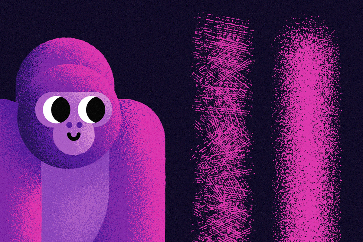 60 Vector Texture Brushes preview 2