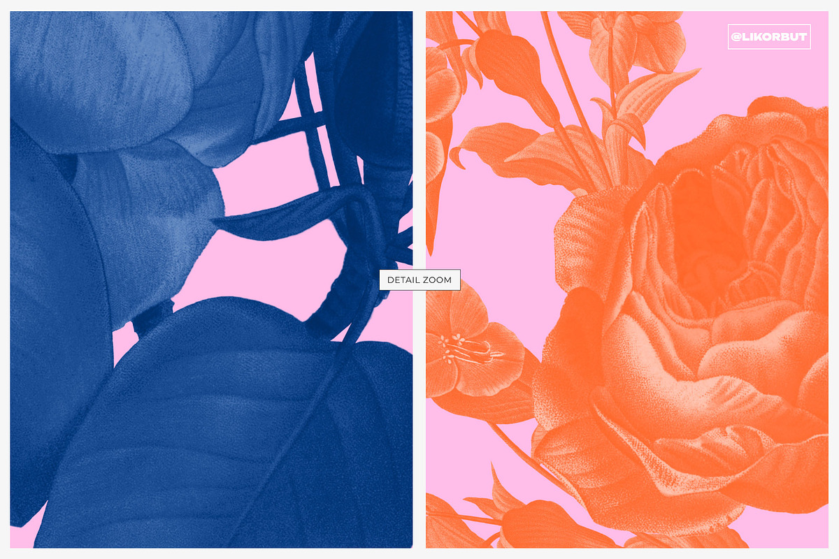 Elegant Vintage Floral Pattern, a Pattern Graphic by likorbut (Photo 7 of 12)