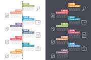 Timelines Infographics - Bundle 2, a Graphic by PixMarket (Thumbnail 5 of 5)