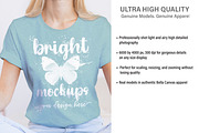 Bella Canvas 3001 T-shirt Mockup, a Print Template by BrightMockups (Thumbnail 3 of 3)