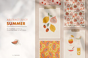 Abstract Juicy Summer Set, a Decorative Illustration by Tabita's shop (Thumbnail 1 of 14)