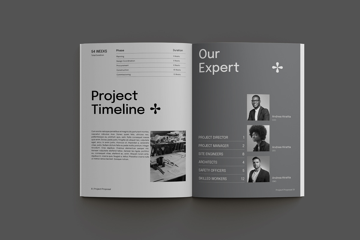 Yellow Construction Project Proposal, a Brochure Template by Neermana (Photo 6 of 11)