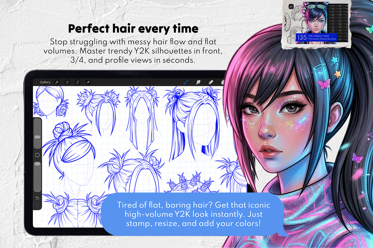 Procreate Brushes Whole Shop Bundle, a Brush Add-On by Selentaori Studio (Photo 12 of 19)