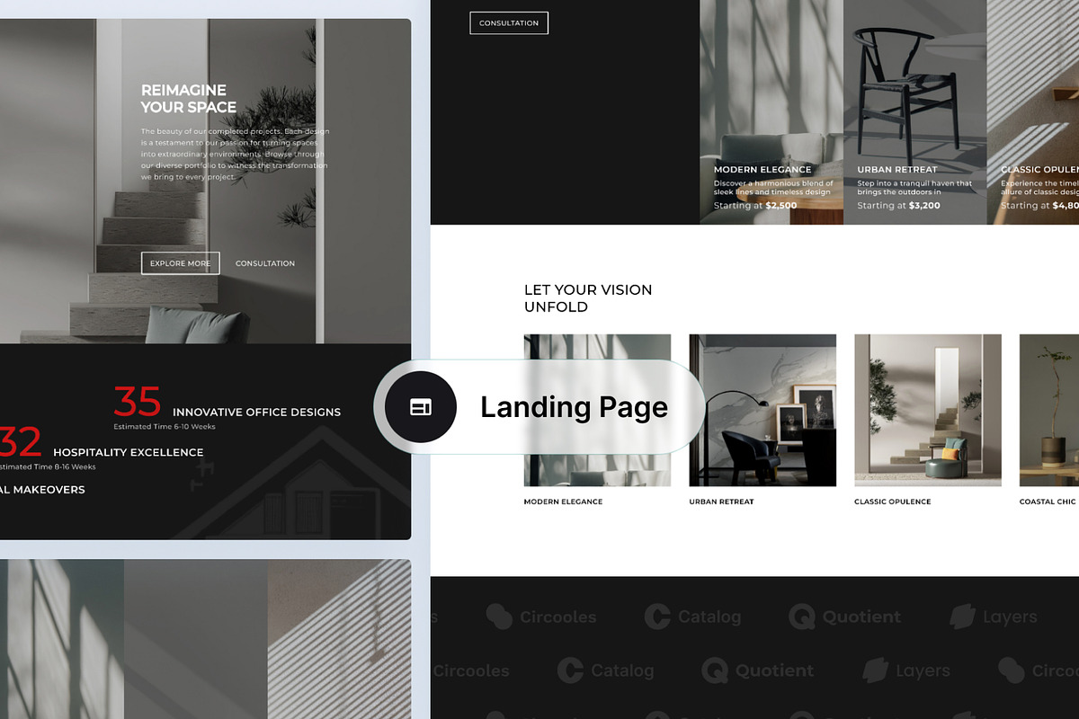 Interior Design UI Kit