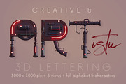 Future Machine - 3D Lettering, a Graphic by MIIM (Thumbnail 4 of 8)