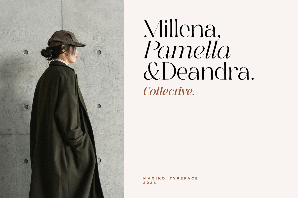 Magiko – Fashion Typeface, a Serif Font by Grezline Studio (Photo 8 of 11)