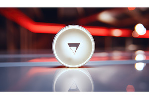 modern play button white ai, a Technology Photo by pikepicture