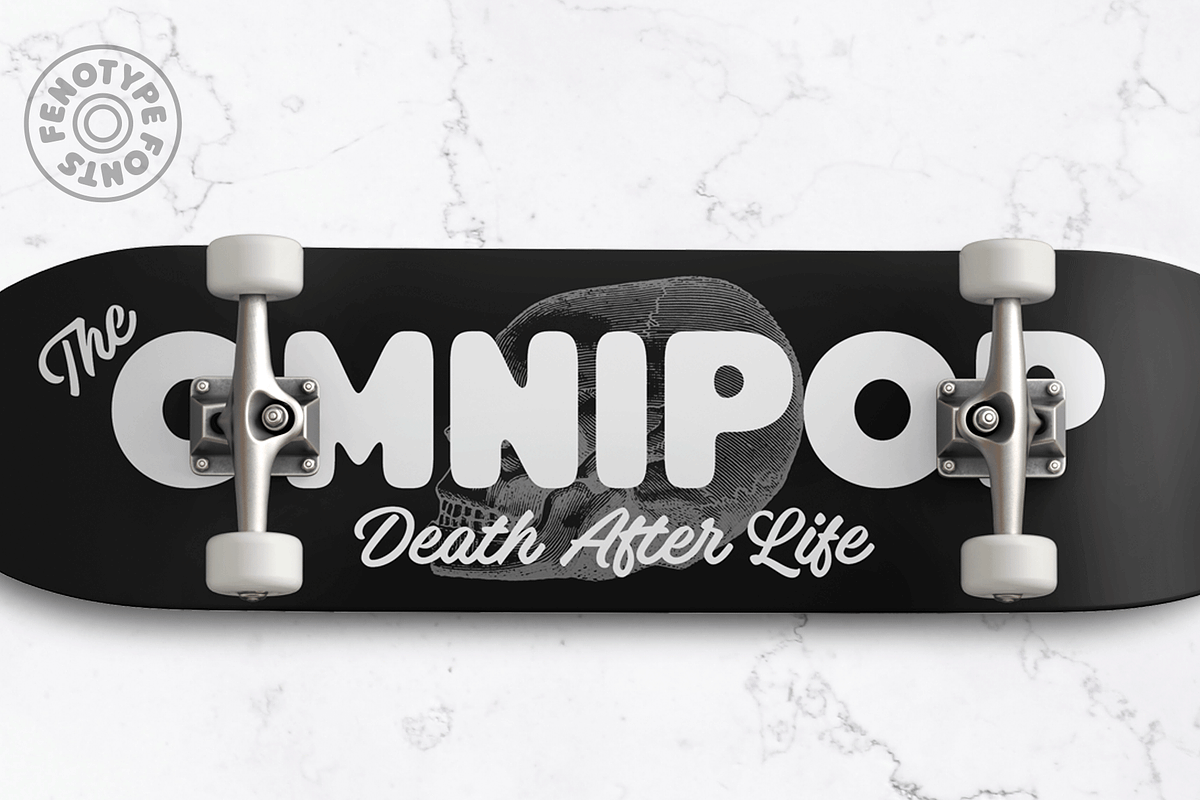 Omnipop Type Family Intro offer, a Script Font by Fenotype (Photo 12 of 12)