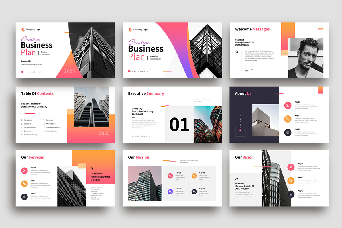 Business Plan Presentation Template, a Presentation Template by Dream-Lab (Photo 3 of 4)