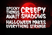 Deadly October Typeface, a Handwritten Font by Seemly Fonts (Thumbnail 2 of 7)