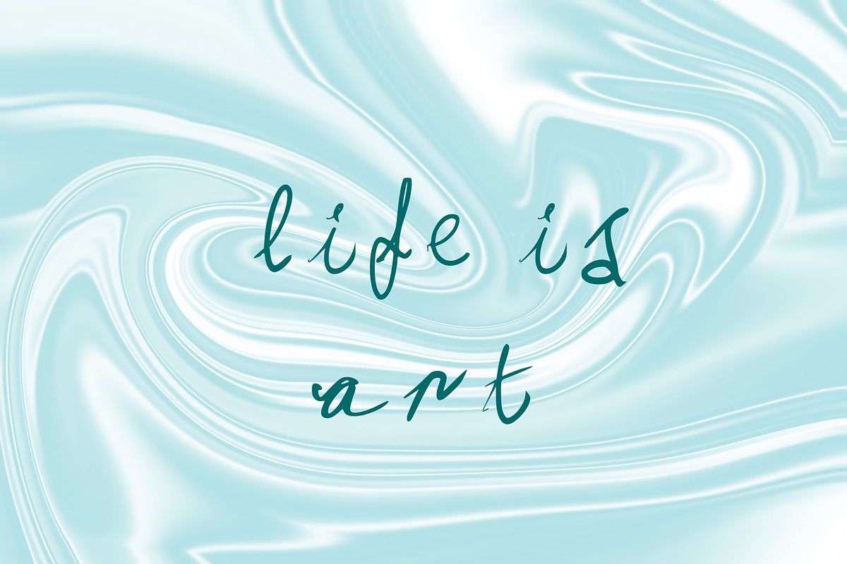 Handwritten Script Font, a Handwritten Font by elif (Photo 4 of 4)