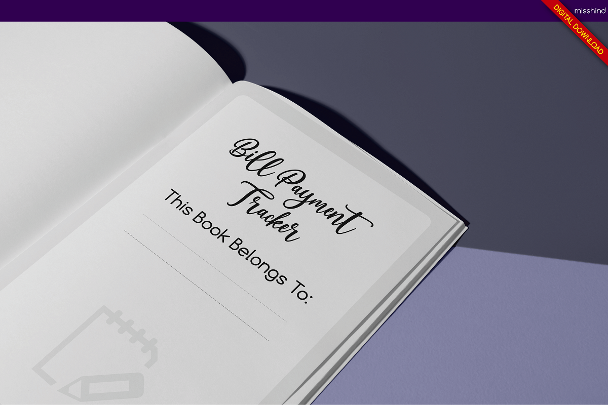 Bill Payment Tracker • KDP Interior, a Templates & Theme by HyeRi (Photo 2 of 4)