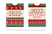 UGLY SWEATER Font and backs, a Font by VasilkovS (Thumbnail 5 of 7)