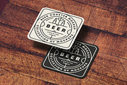 Beer Coaster Mock-up, an Advertising Mockup by zippypixelstudio (Thumbnail 10 of 15)