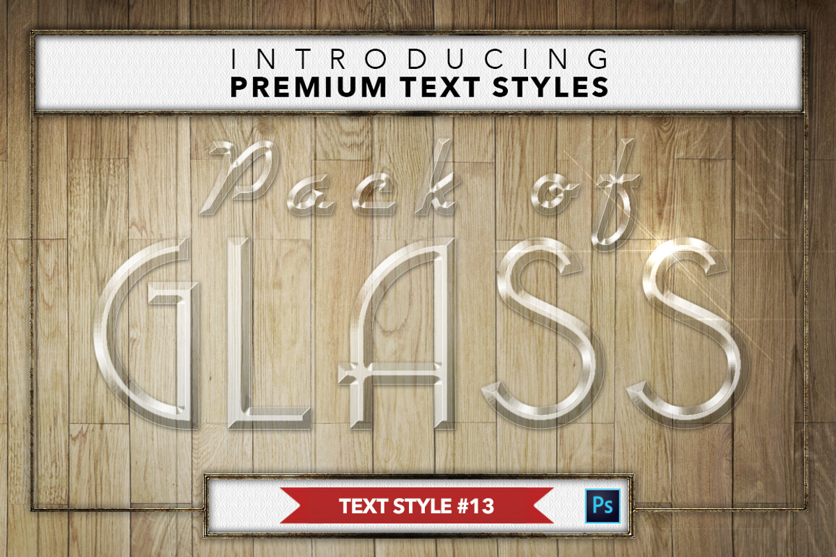 Glass #1 - 16 Text Styles, a Layer Style Add-On by Jonas Stensgaard (Photo 14 of 19)