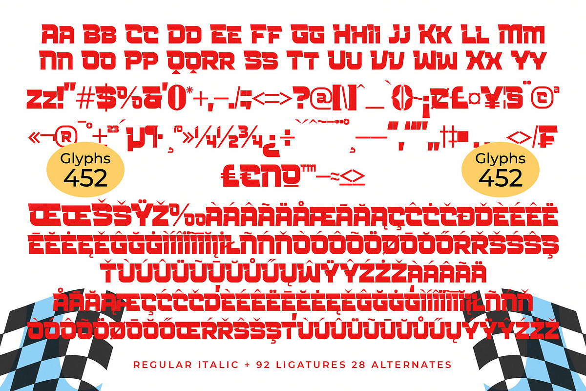 Rocket Track Modern Racing Font, a Sans Serif Font by timelesstype.co (Photo 19 of 20)