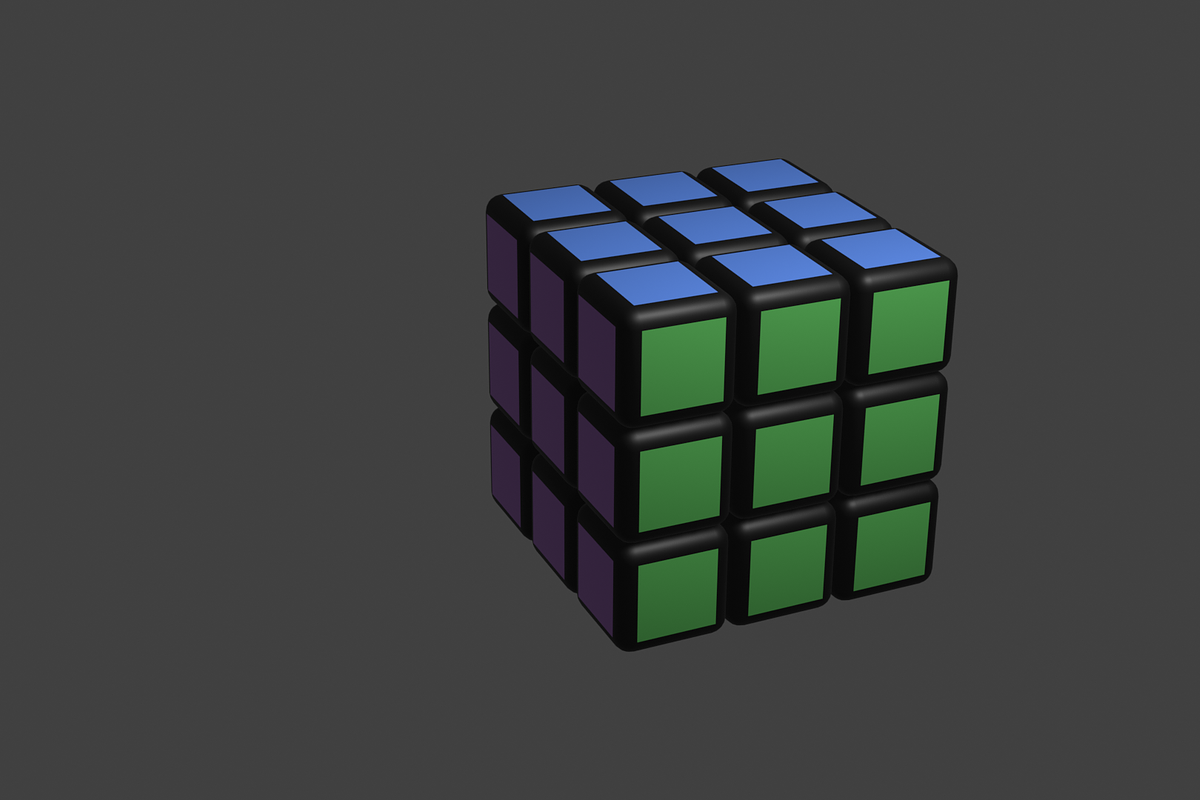 Rubik Cube 3D with 360 Animation, an Object 3D Model by muttstudio (Photo 3 of 6)