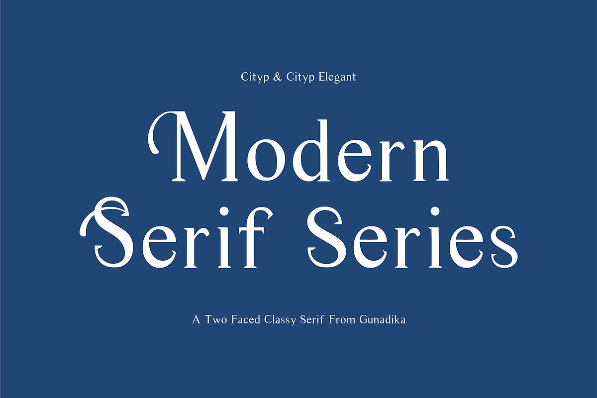 Cityp Serif Font preview 4