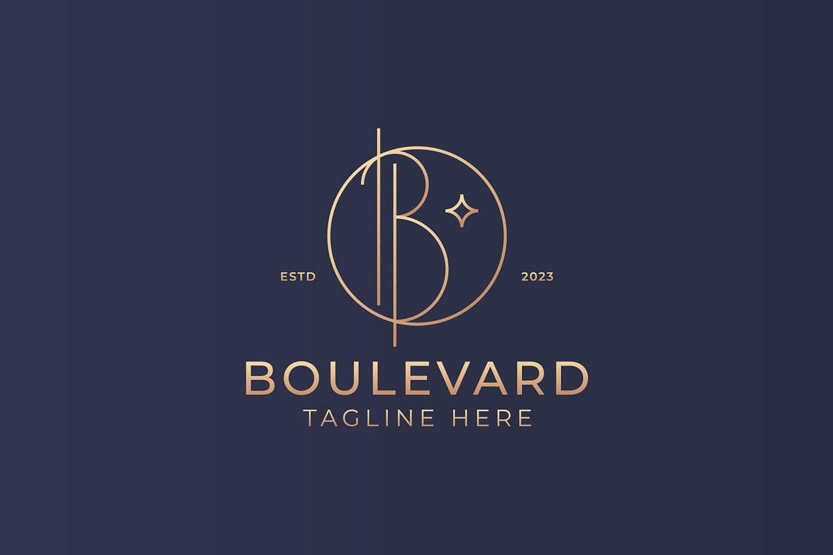 Letter B Luxury Logo Boulevard, a Branding & Logo Template by Signatoro (Photo 2 of 2)