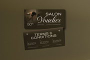 Salon Gift Voucher, a Card Template by graphicook (Thumbnail 1 of 3)