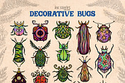 Decorative Bugs | Hand-drawn Bettles, an Animal Illustration by Ink Stories (Thumbnail 2 of 28)