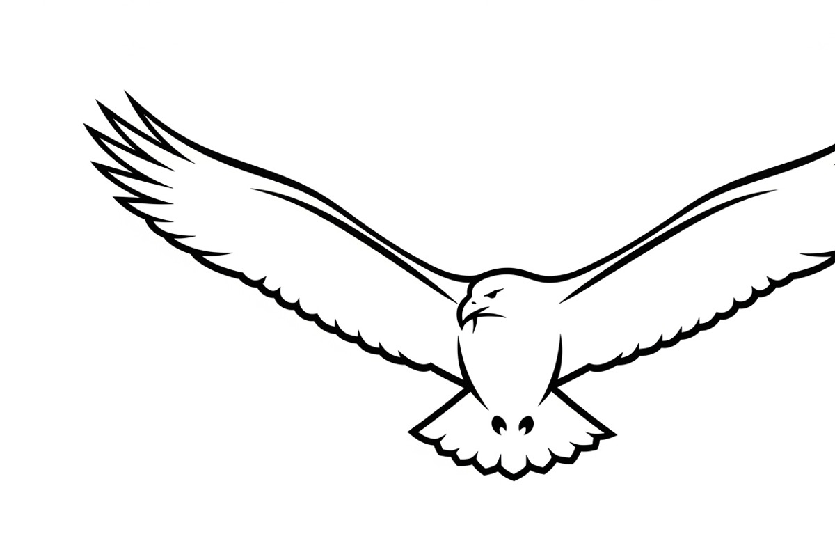 Powerful eagle flying wall art, an Illustration by Amazin_art (Photo 9 of 26)