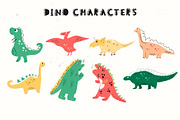 DINO font - playful kid's font, a Font by Ashiya Pixel (Thumbnail 9 of 11)
