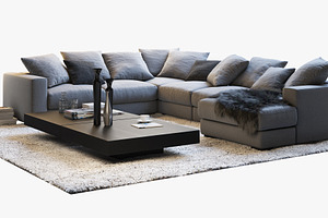 Cenova 3 Corner Sofa 3d 3d Model