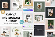 150 Canva Instagram Templates, a Social Media Template by Erin Cassidy (Thumbnail 1 of 27)