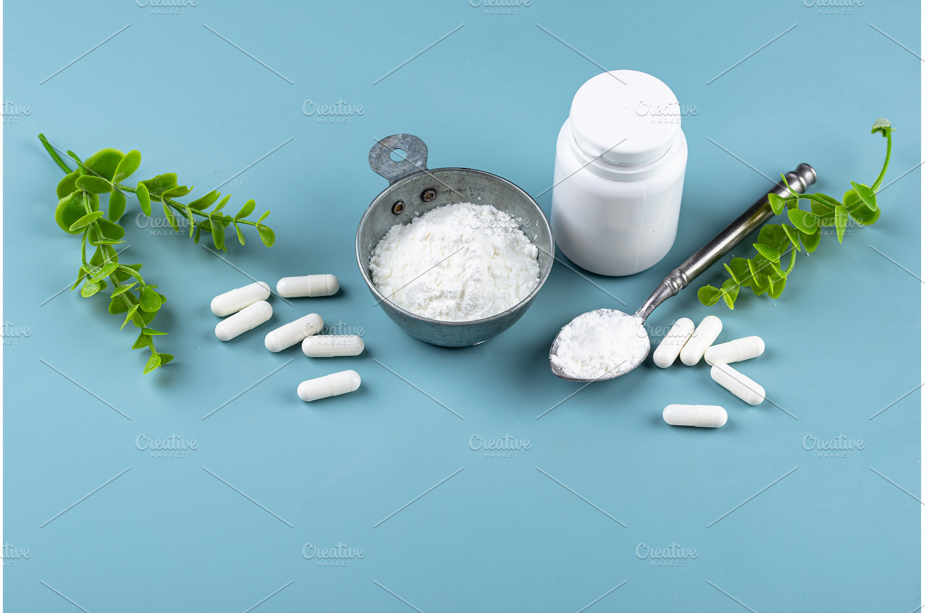 Collagen powder and pills. Healthy, a Health & Medical Photo by Yulia Furman