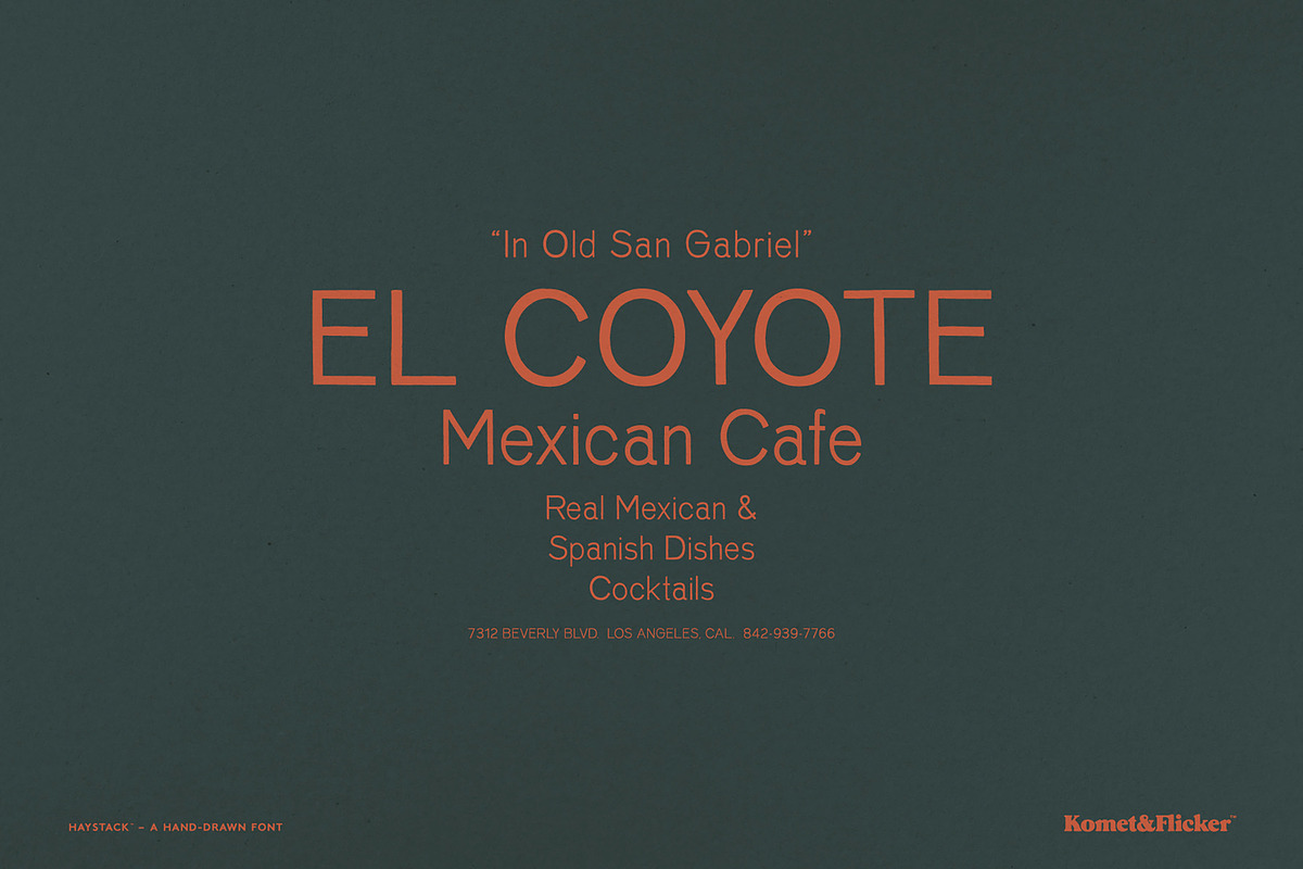 Haystack, a Sans Serif Font by Komet & Flicker (Photo 9 of 13)