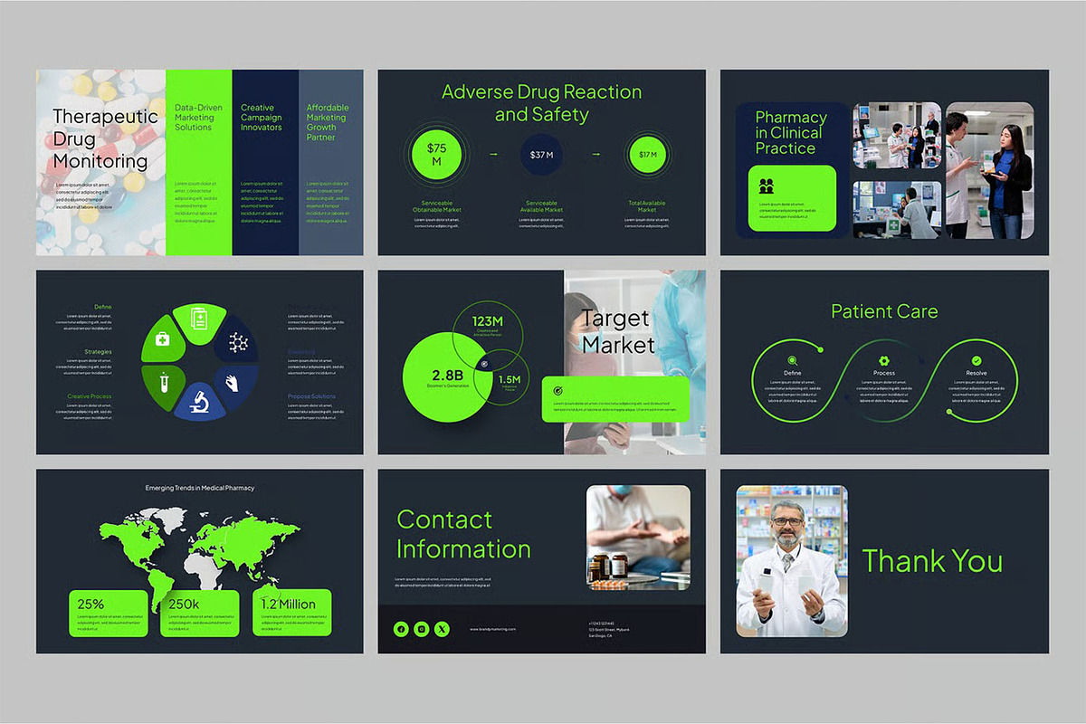Medical Pharmacy GSildes, PPoint, a Presentation Template by Fit-tee (Photo 2 of 4)