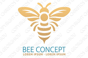 Bee Animal Design Illustration, an Animal Illustration by Christos Georghiou
