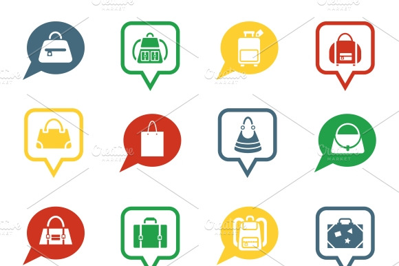 Bags And Luggage Icons