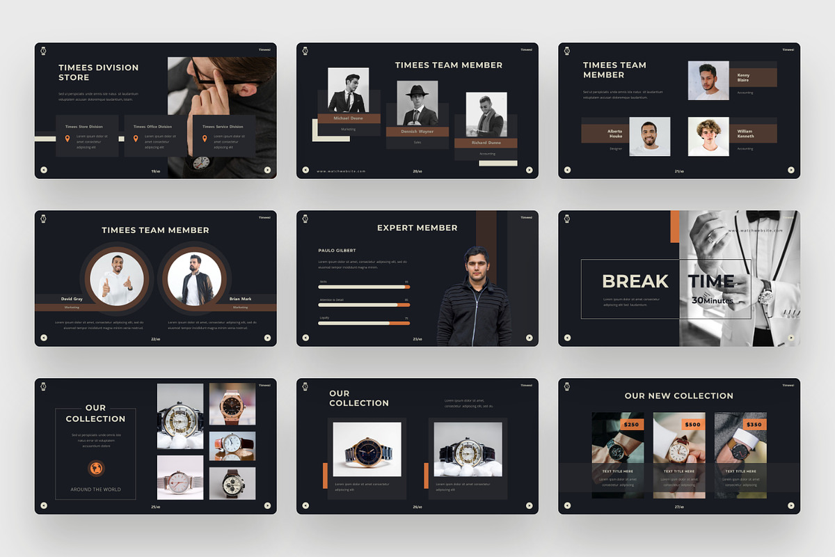 TIMEES - Watch Keynote template, a Presentation Template by BeadyLab (Photo 4 of 6)