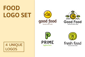 Food Logo Set