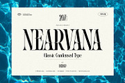 Nearvana - Classic Condensed Type, a Serif Font by ikiiko (Thumbnail 1 of 7)