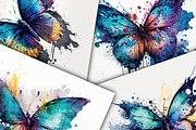 Butterfly Watercolor Callection, an Illustration by Gemstone (Thumbnail 3 of 4)