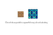 Seamless Vector Basketweave Patterns, a Pattern Graphic by Melissa Held Designs (Thumbnail 2 of 5)