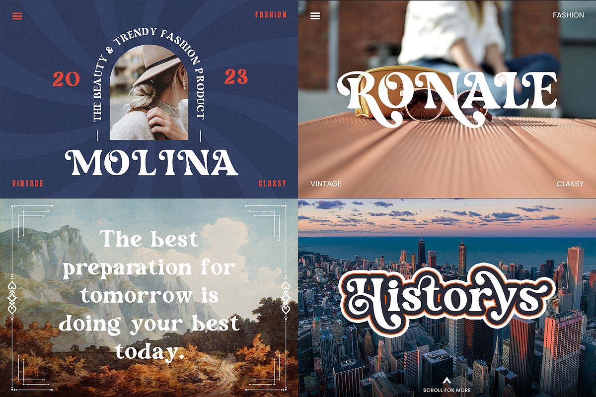 The Most Beautiful Unique Bundle, a Serif Font by Idea Studio (Photo 5 of 13)